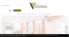 Desktop Screenshot of hotelcasavirreyes.com